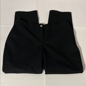 J. Jill Casual Black Pants Straight Leg sz 8 Office Business Casual